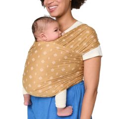 Aura-babydraagdoek - Duurzame Knit: Camel Harvest