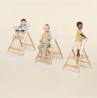 Ergobaby 3-in-1 Evolve Kinderstoel Set: Natural Wood