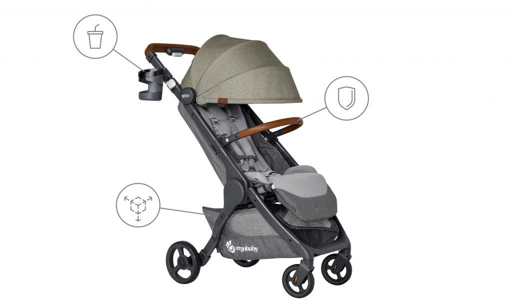 Metro+ Deluxe Ergobaby nieuw kinderwagens