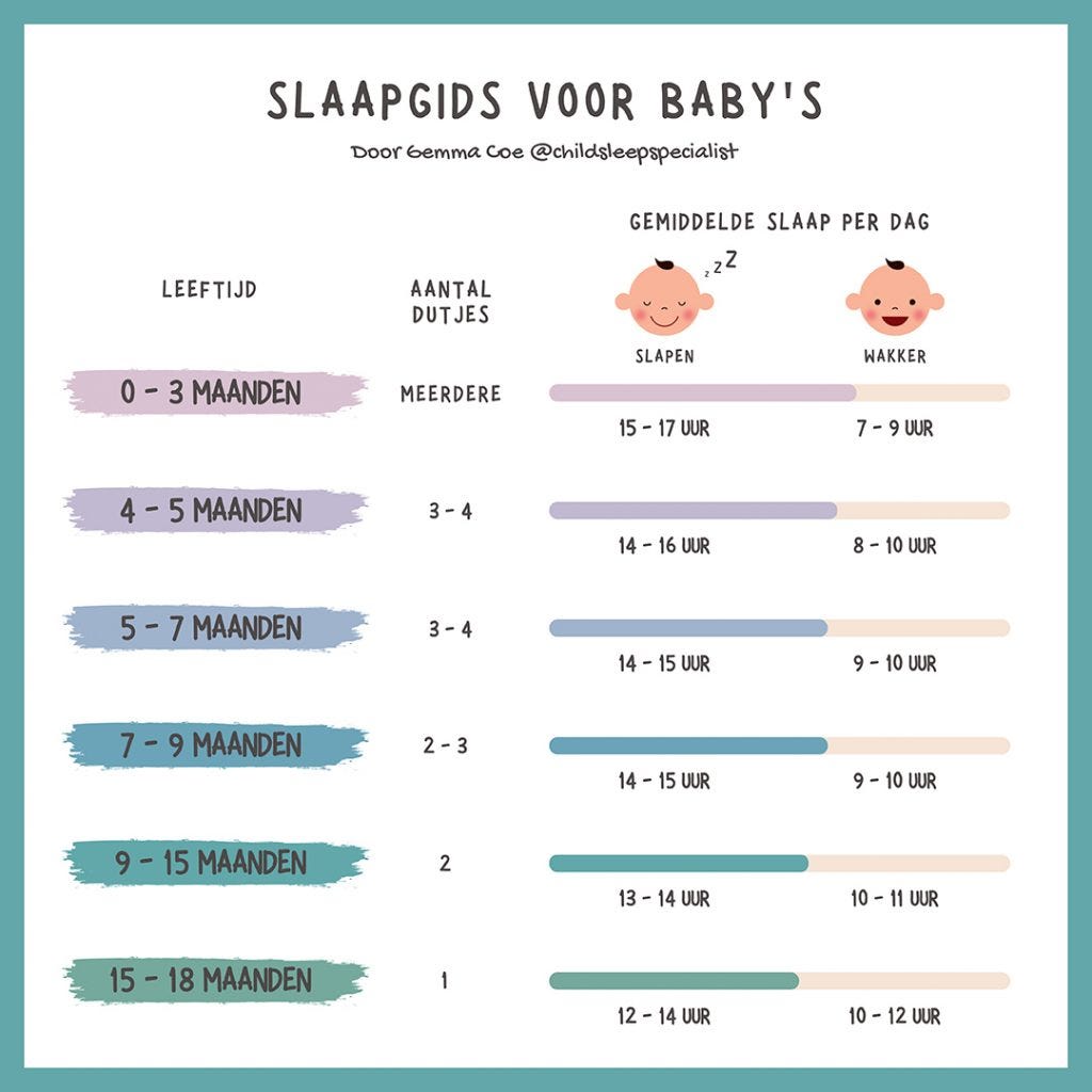 Slaapgids voor baby dutjes