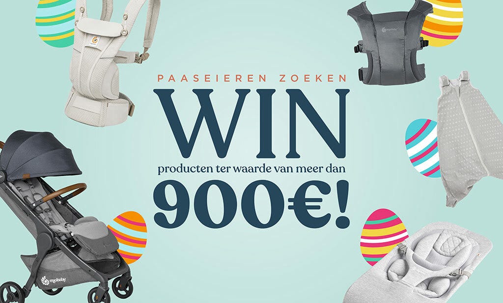 Ergobaby Paaseierenjacht - Win een prijs t.w.v. meer dan €900!