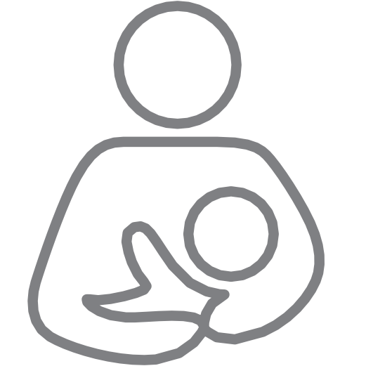 breastfeed in carrier icon